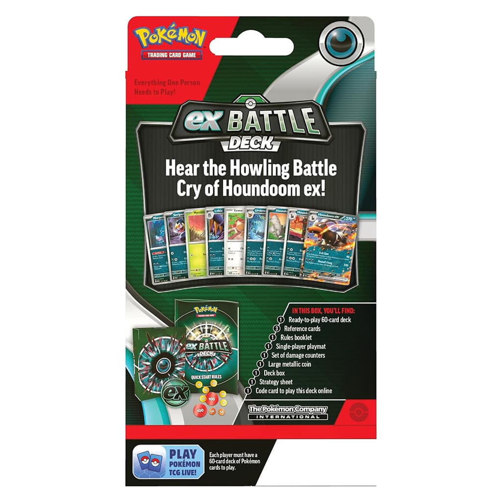 POKEMON TCG BATTLE DECK HOUNDOOM 85591 - Vista 2