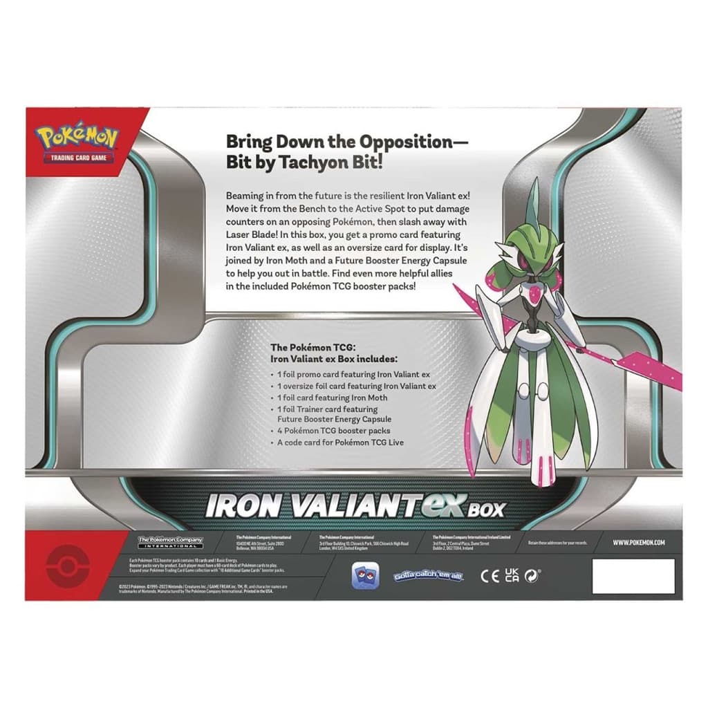 POKEMON TCG IRON VALIANT EX BOX 85712 - Vista 4