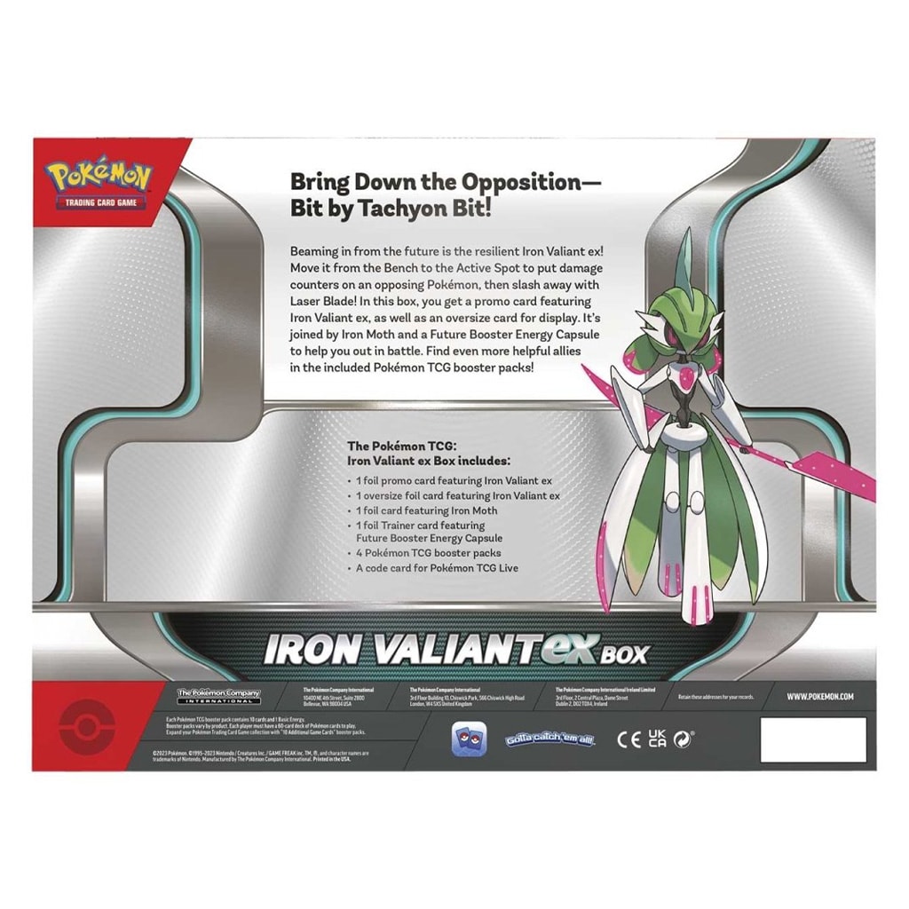 POKEMON TCG IRON VALIANT EX BOX 85712