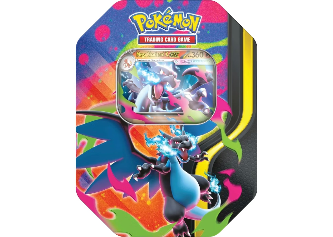 2026 Pokemon Mega Charizard X ex Tin