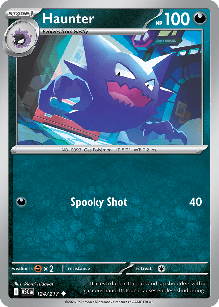 Haunter - 124/295 - Ascended Heroes - Normal
