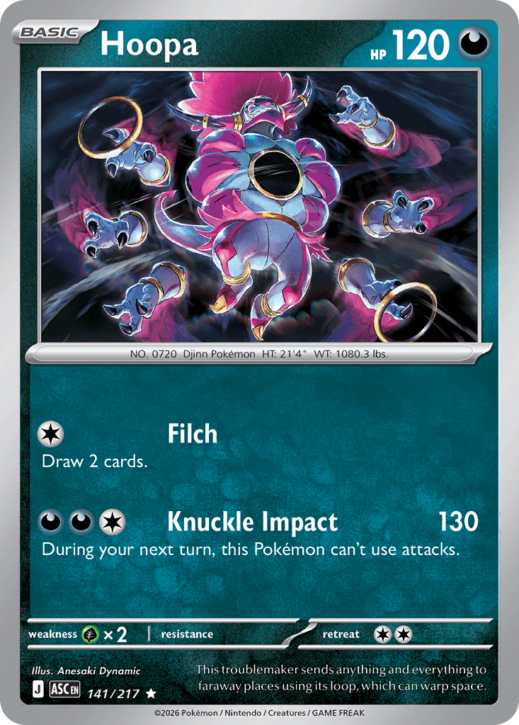 Hoopa - 141/295 - Ascended Heroes - Holofoil