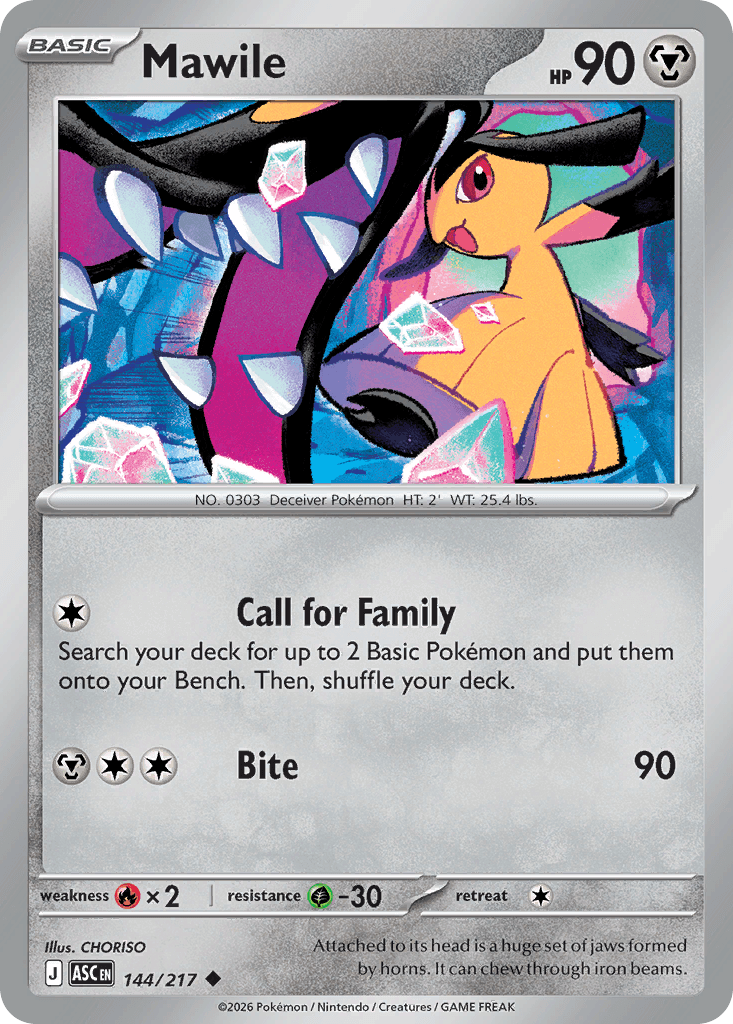 Mawile - 144/295 - Ascended Heroes - Normal