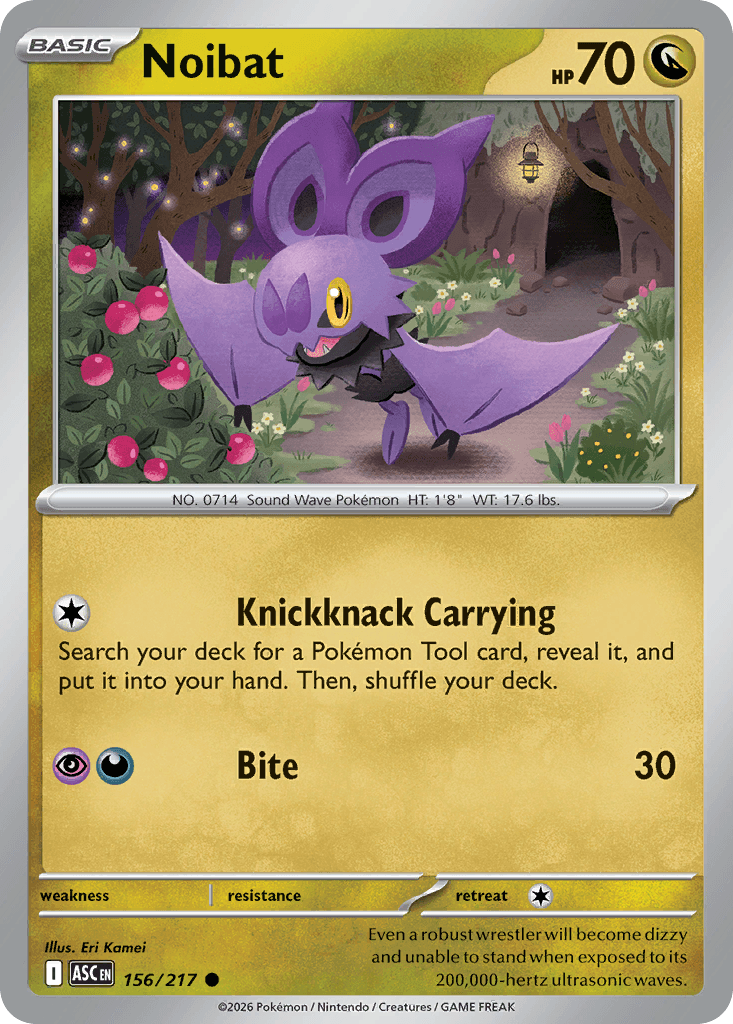Noibat - 156/295 - Ascended Heroes - Normal