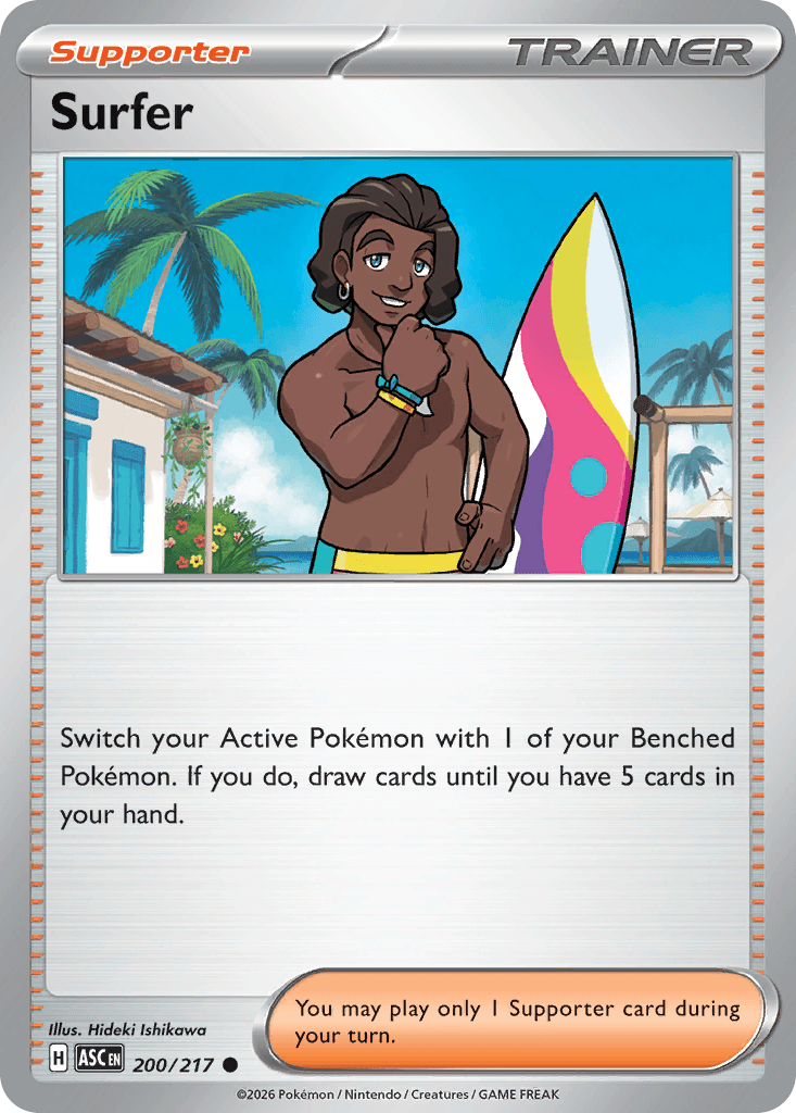 Surfer - 200/295 - Ascended Heroes - Normal