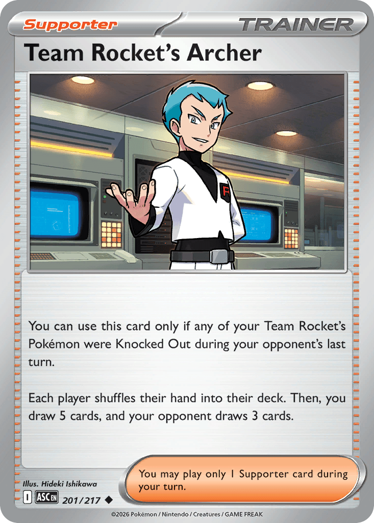 Team Rocket's Archer - 201/295 - Ascended Heroes - Normal