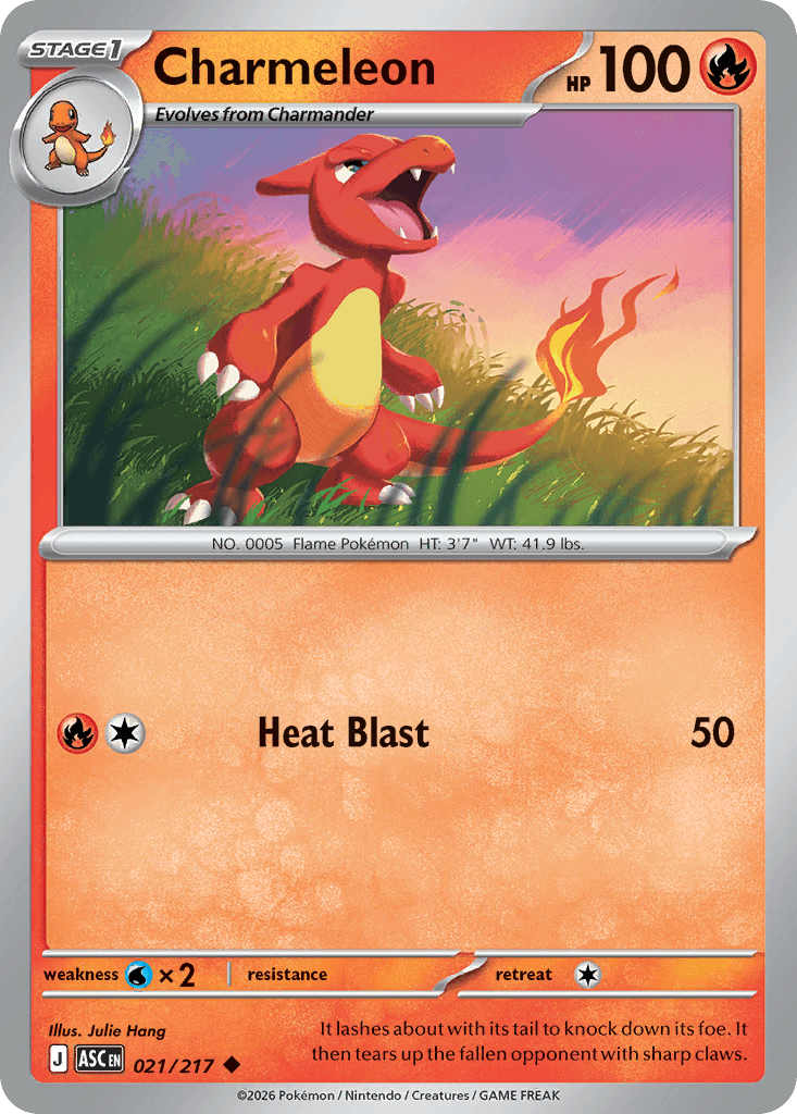 Charmeleon - 021/295 - Ascended Heroes - Normal