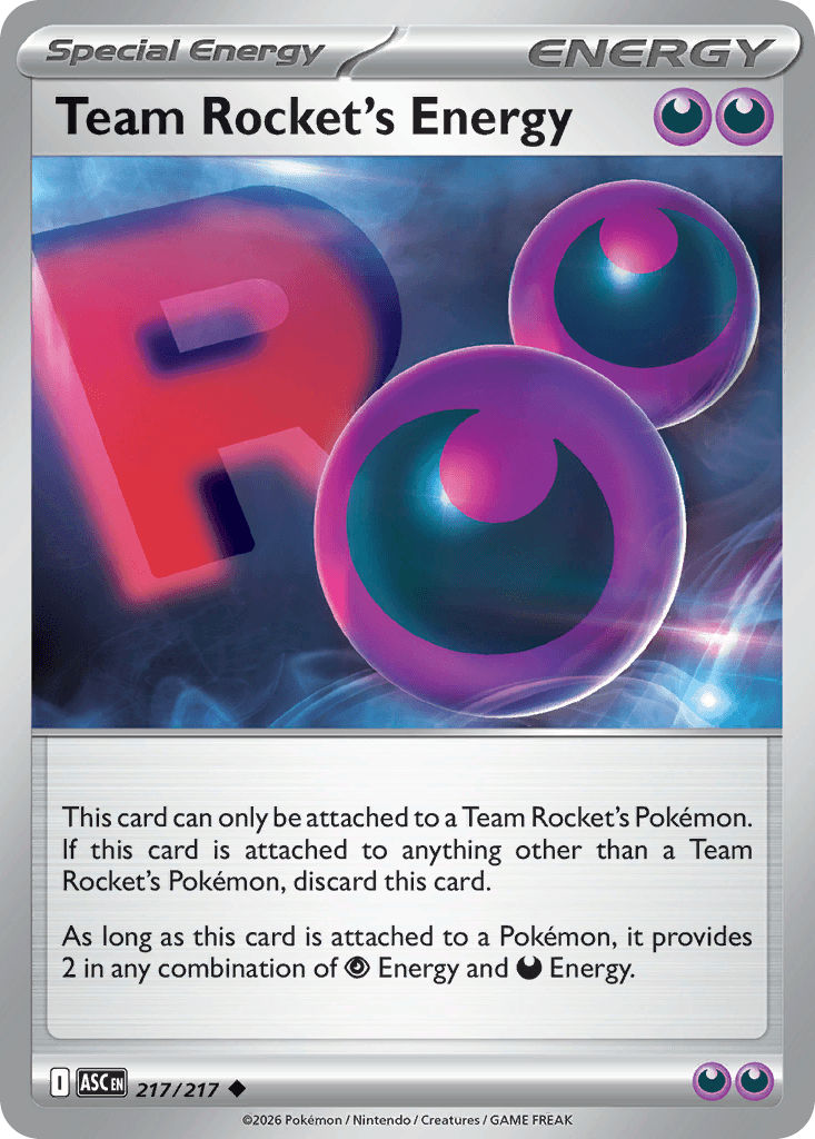 Team Rocket's Energy - 217/295 - Ascended Heroes - Normal