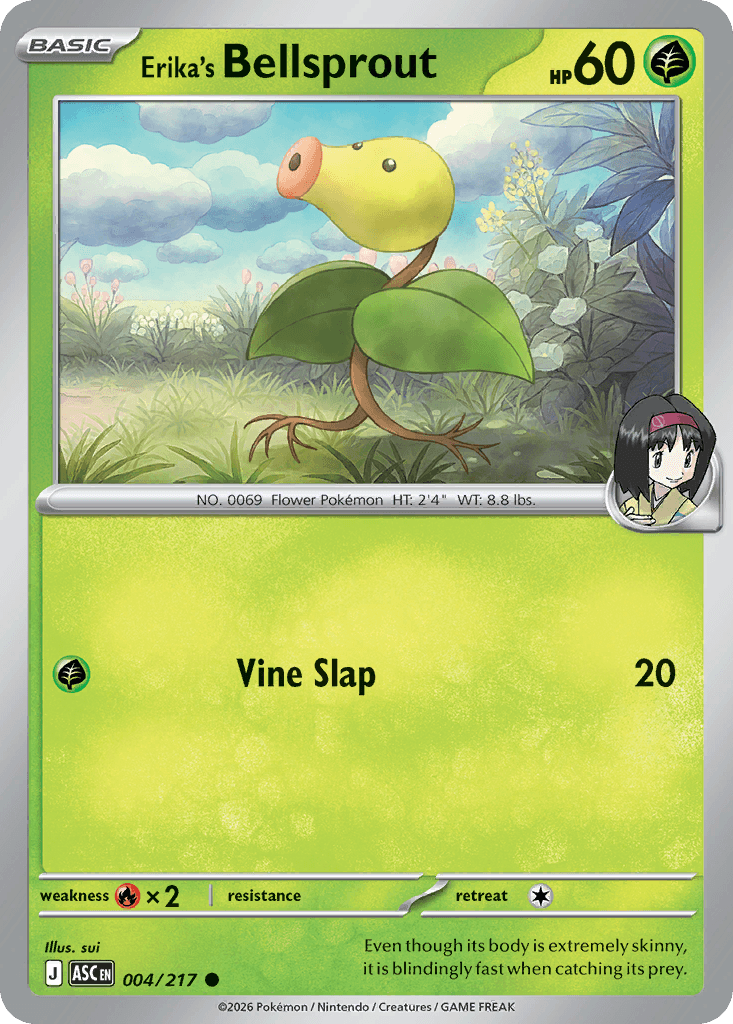 Erika's Bellsprout - 004/295 - Ascended Heroes - Normal
