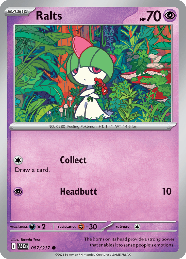 Ralts - 087/295 - Ascended Heroes - Normal