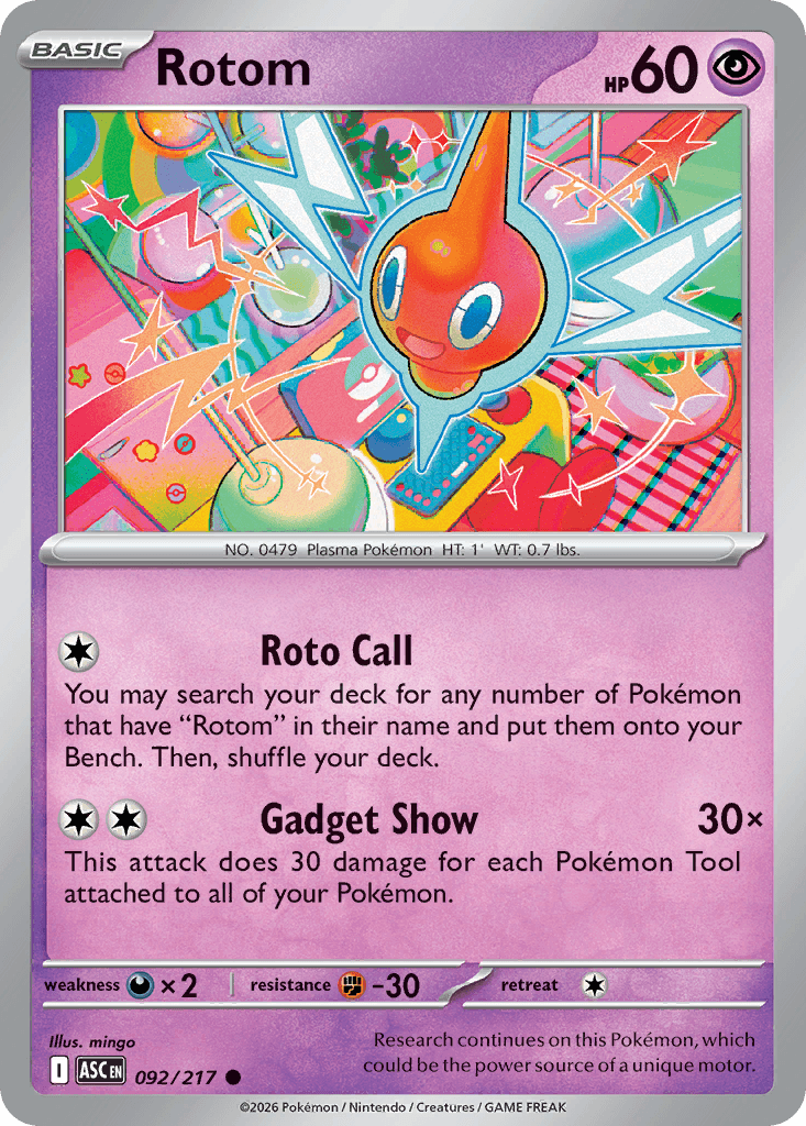 Rotom - 092/295 - Ascended Heroes - Normal