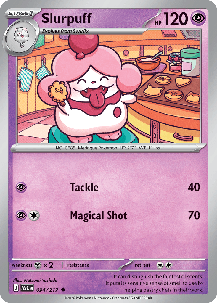 Slurpuff - 094/295 - Ascended Heroes - Normal