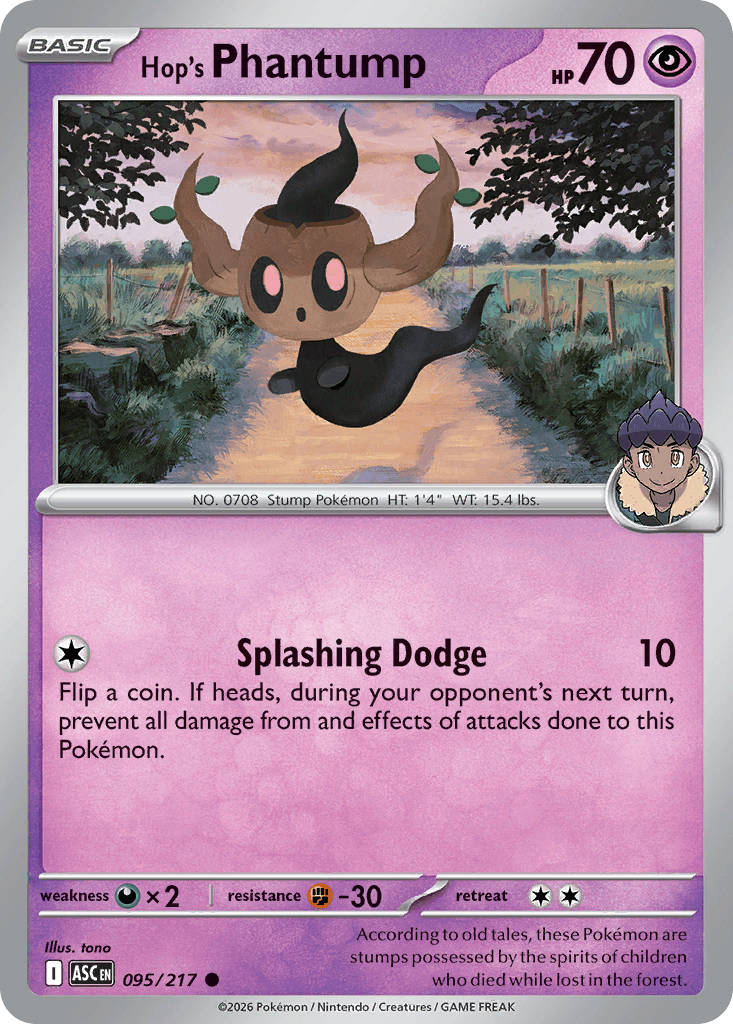 Hop's Phantump - 095/295 - Ascended Heroes - Normal