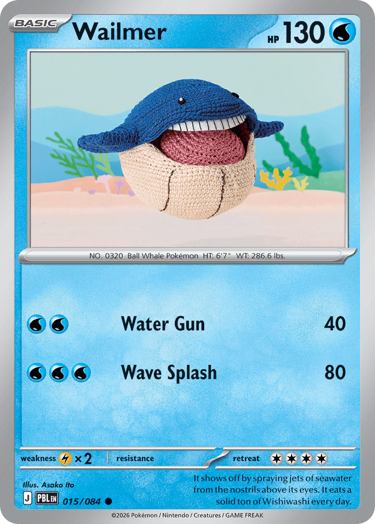 Wailmer - 015/120 - Pitch Black - Reverse Holofoil