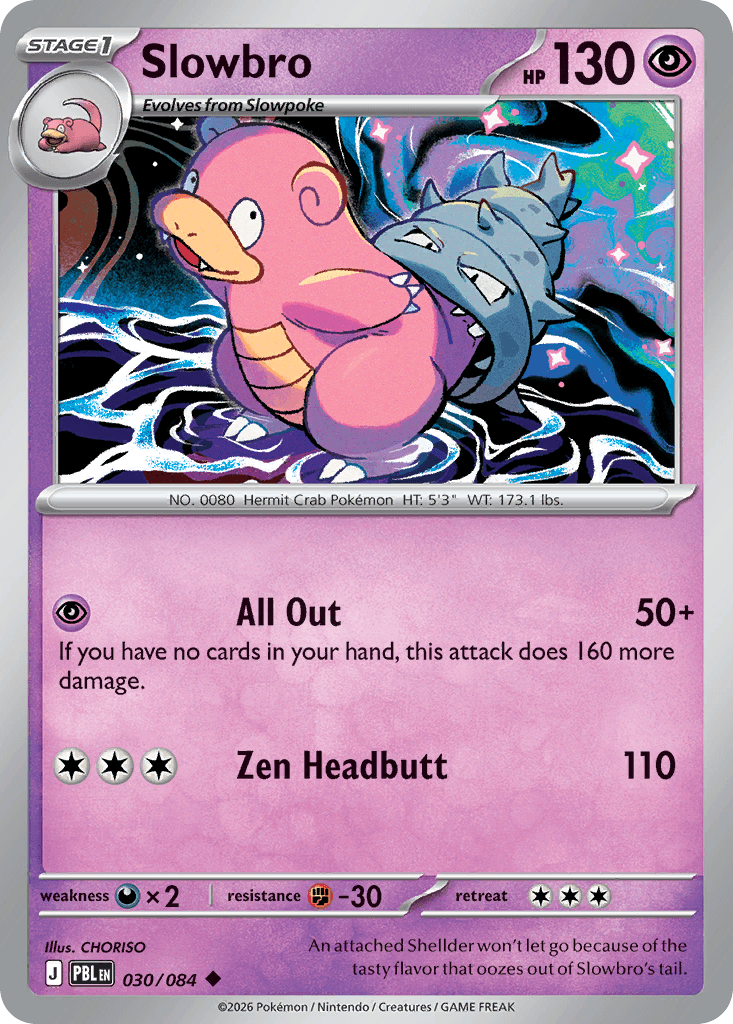 Slowbro - 030/120 - Pitch Black - Normal