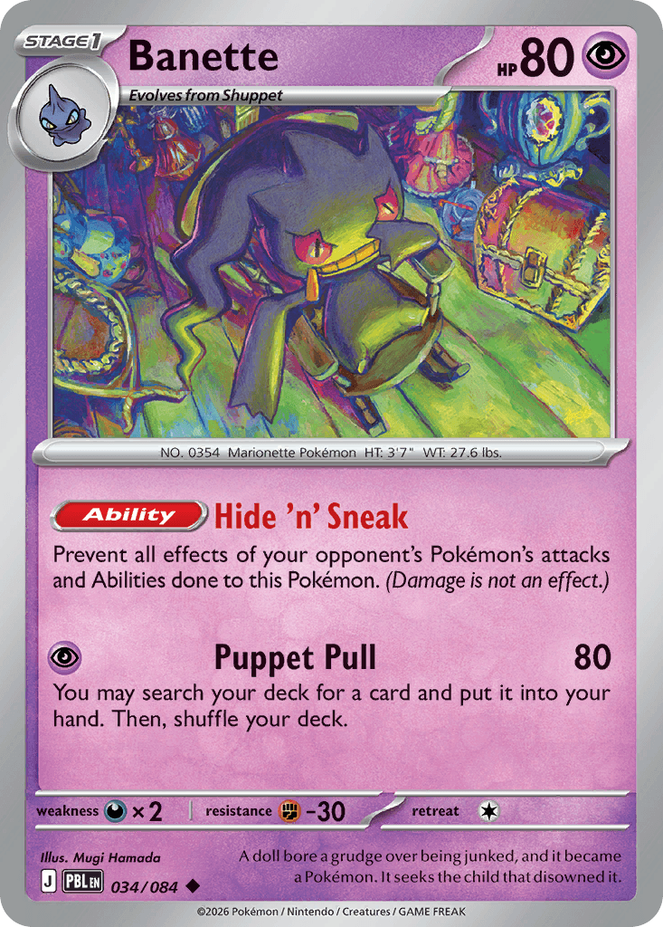 Banette - 034/120 - Pitch Black - Normal