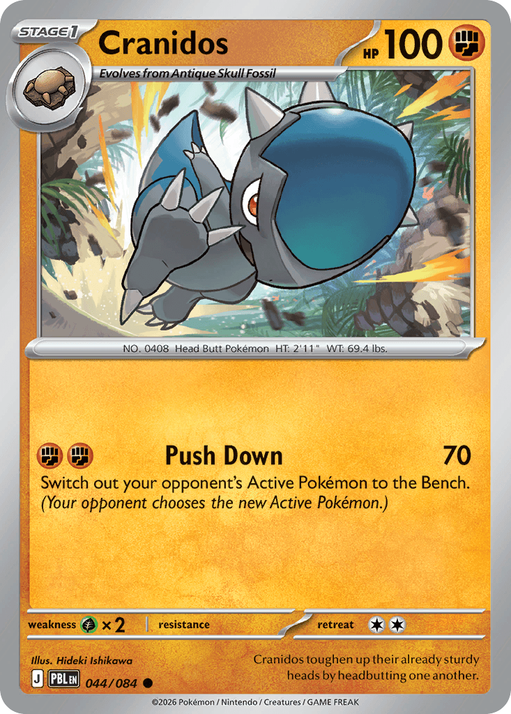 Cranidos - 044/120 - Pitch Black - Normal