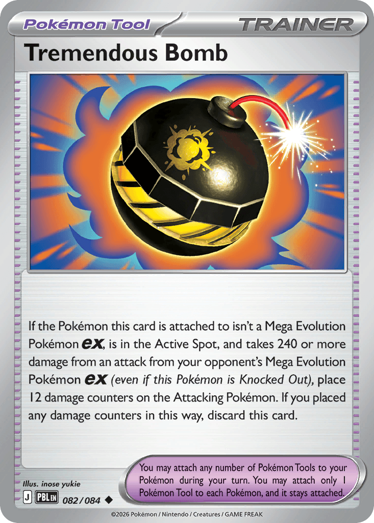 Tremendous Bomb - 082/120 - Pitch Black - Normal
