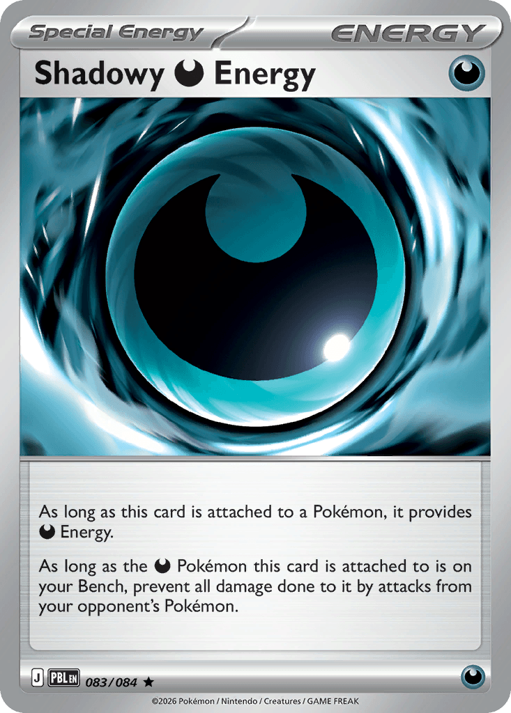 Shadowy Darkness Energy - 083/120 - Pitch Black - Holofoil