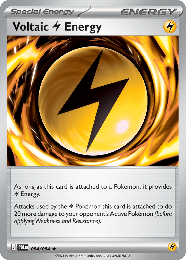 Voltaic Lightning Energy - 084/120 - Pitch Black - Holofoil
